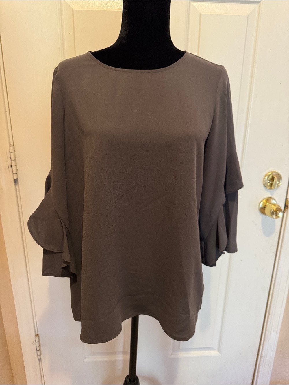Alfani Ruffle-Sleeve Blouse